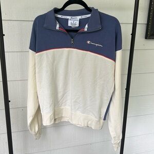 women’s champion pullover | quarter zip pullover | size medium | athletic wear